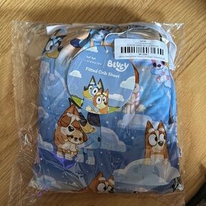 Little Sleepies Blue and White Disney Chipmunk Fabric
